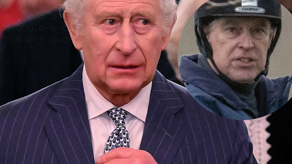 Król Karol III i jego brat książę Andrzej.