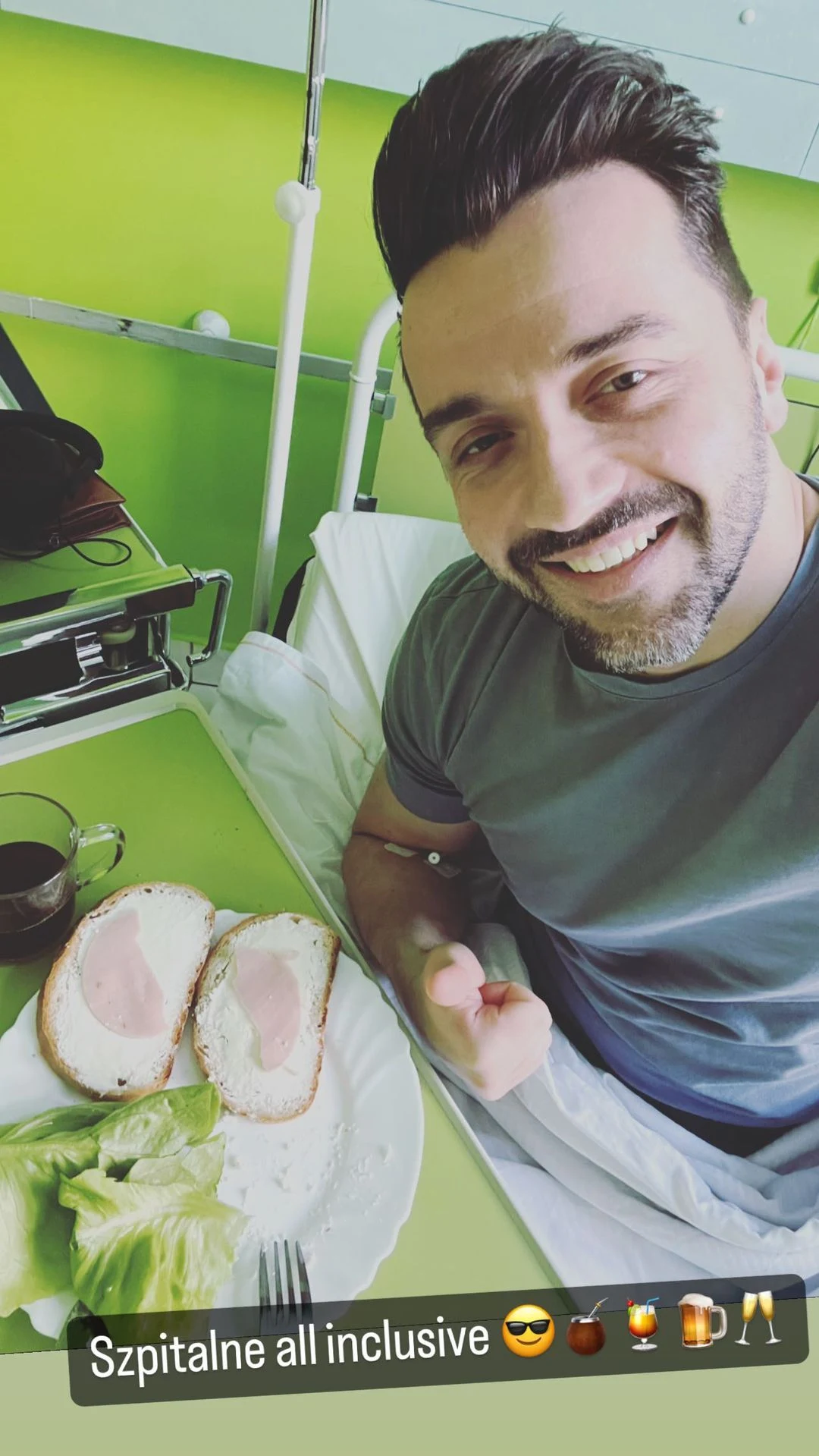 Rafał Szatan w szpitalu Rafał Szatan w szpitalu