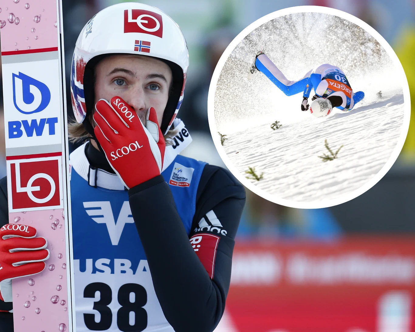 Koszmarny upadek Daniela Andre Tandego podczas PŚ w Planicy Koszmarny upadek Daniela Andre Tandego podczas PŚ w Planicy