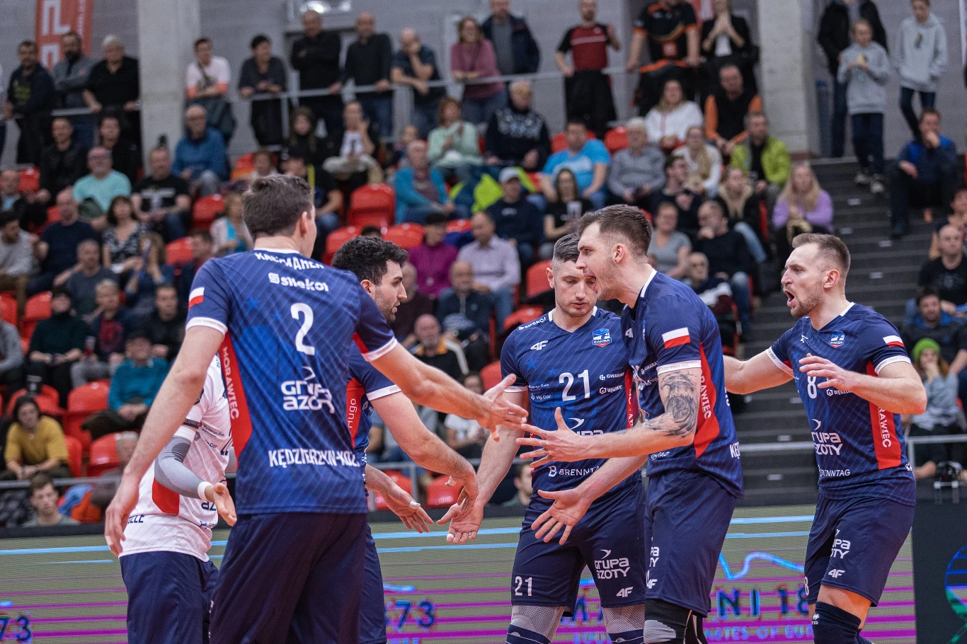 Norbert Huber i siatkarze ZAKS-y