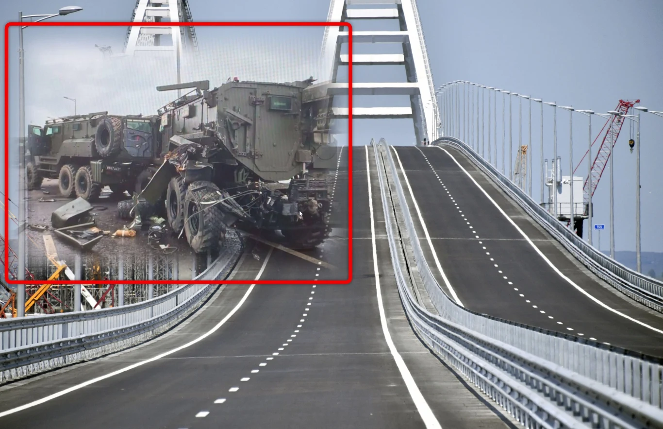 Rosyjscy żołnierze kiepską prowadzą? Wypadek czterch pojazdów Z-STS Achmat Rosyjscy żołnierze kiepską prowadzą? Wypadek czterch pojazdów Z-STS Achmat