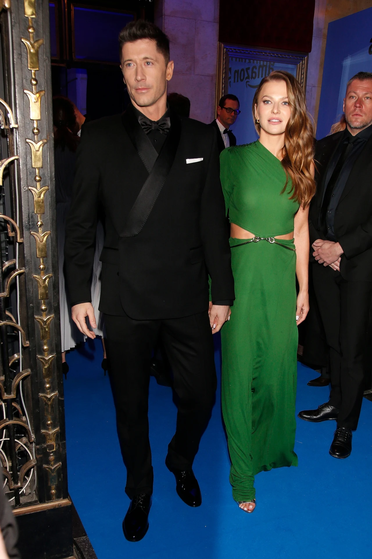 Robert i Anna Lewandowscy na premierze filmu "Lewandowski - Nieznany"