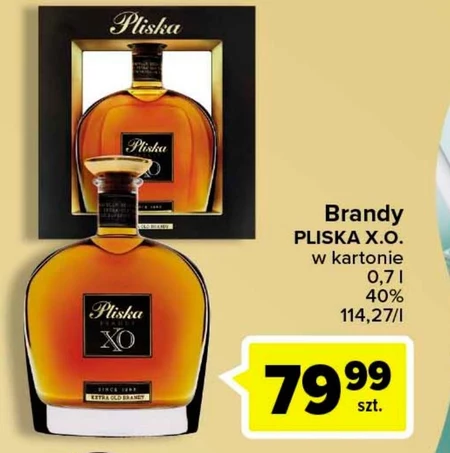 Pliska XO Brandy 700 ml