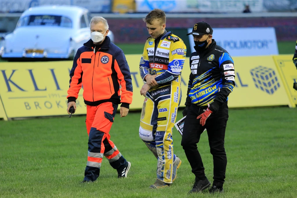 Kamil Nowacki po wypadku Kamil Nowacki po wypadku