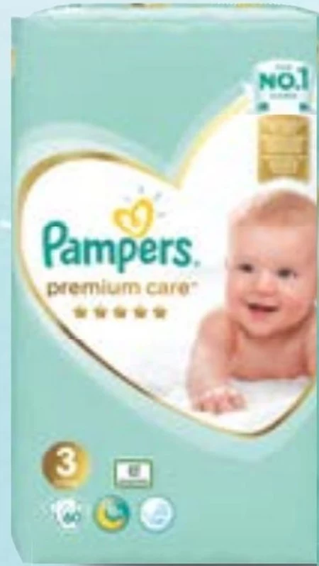 Pampers Premium Care rozmiar 3, 60 pieluszki, 6kg-10kg