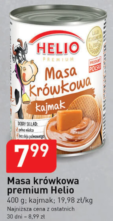 Helio Masa krówkowa kajmak 400 g