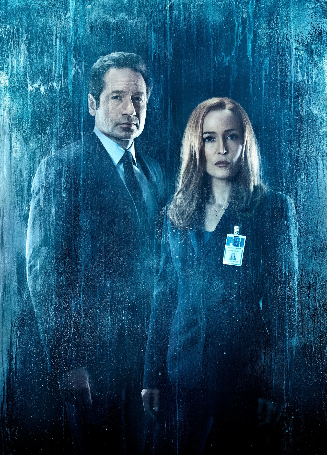 David Duchvny i Gillian Anderson jako agenci Fox Mulder i Dana Scully