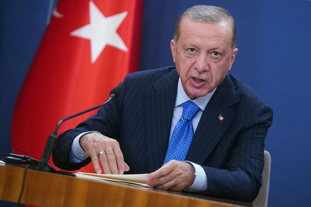 Prezydent Turcji Recep Tayyip Erdoğan