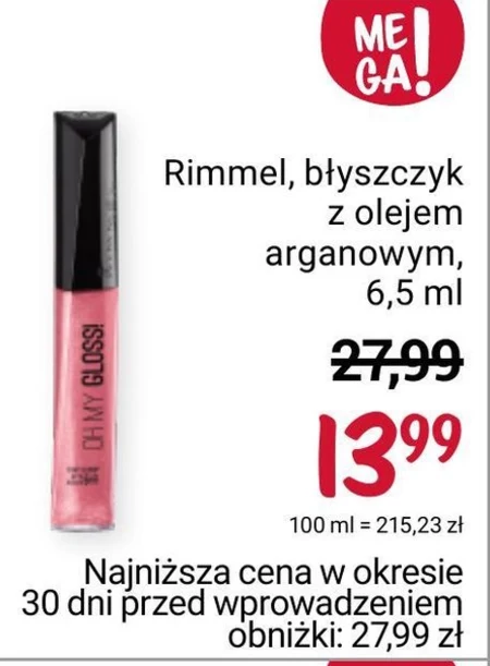 Błyszczyk Rimmel