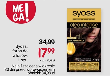 Syoss Oleo Intense Farba do włosów 8-05 beżowy blond