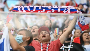 Kibice reprezentacji Rosji