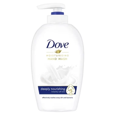 Dove Deeply Nourishing Pielęgnujące mydło w płynie z pompką 250 ml - 0