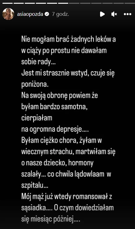 Joanna Opozda - Oświadczenie Joanna Opozda - Oświadczenie