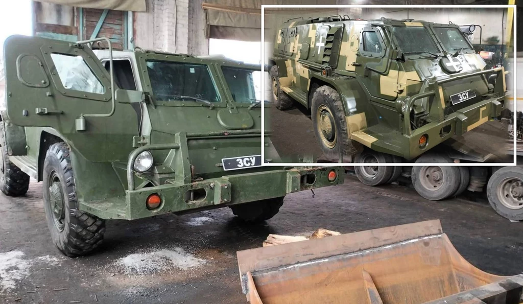 Wodnik po zmianie stron. Rosyjski "Humvee" walczy po ukraińskiej stronie