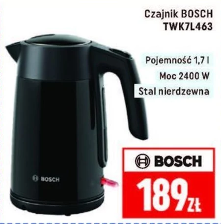 Czajnik elektryczny Bosch