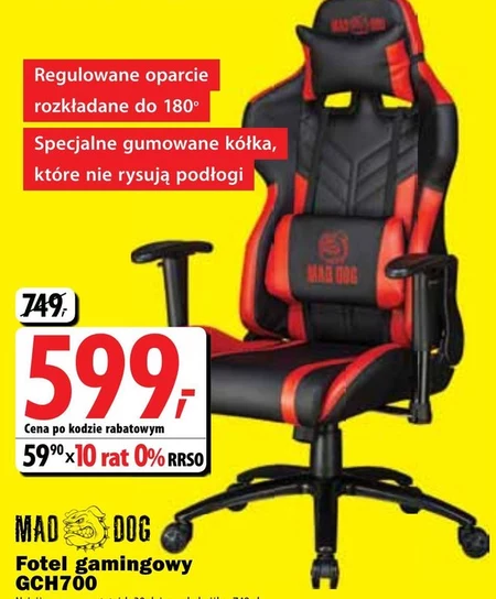 Fotel gamingowy Mad Dog