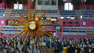 Na zdjęciu: Wielkopostne rekolekcje ewangelizacyjne dla młodzieży w Sandomierzu