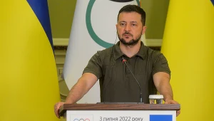 Prezydent Ukrainy Wołodymyr Zełenski