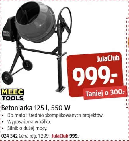 Betoniarka Meec Tools