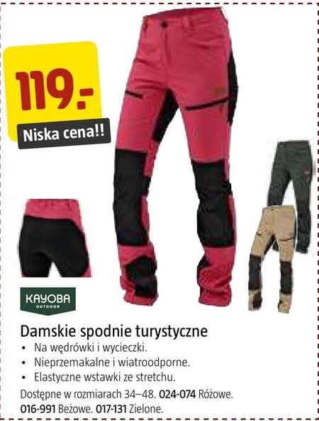 Spodnie damskie