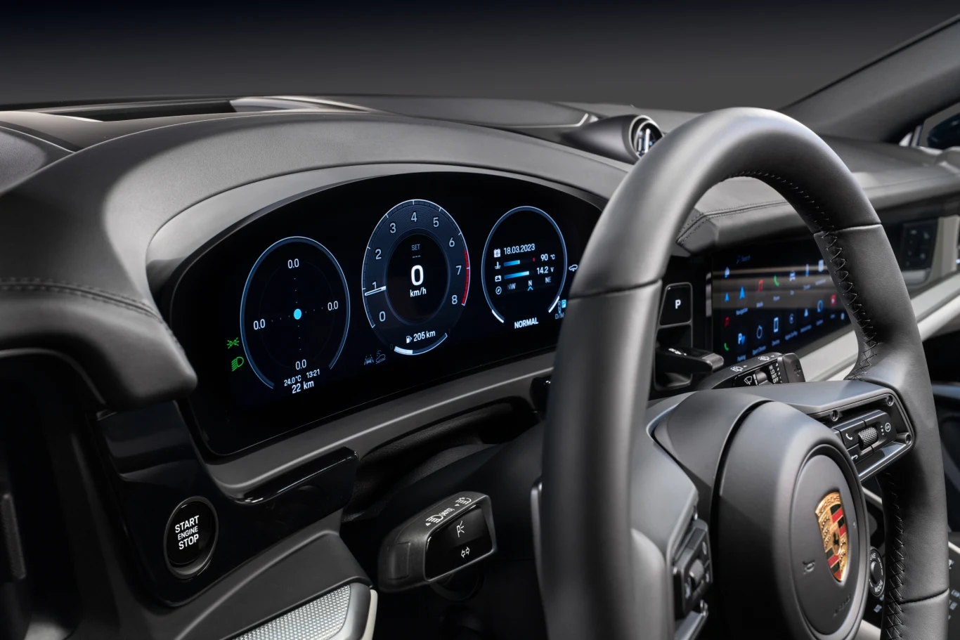 Porsche Cayenne 2024 – wnętrze 