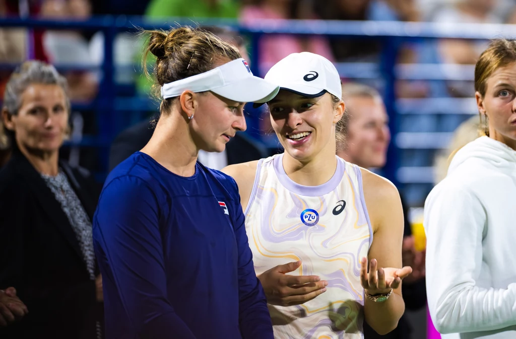 Barbora Krejcikova i Iga Świątek Barbora Krejcikova i Iga Świątek