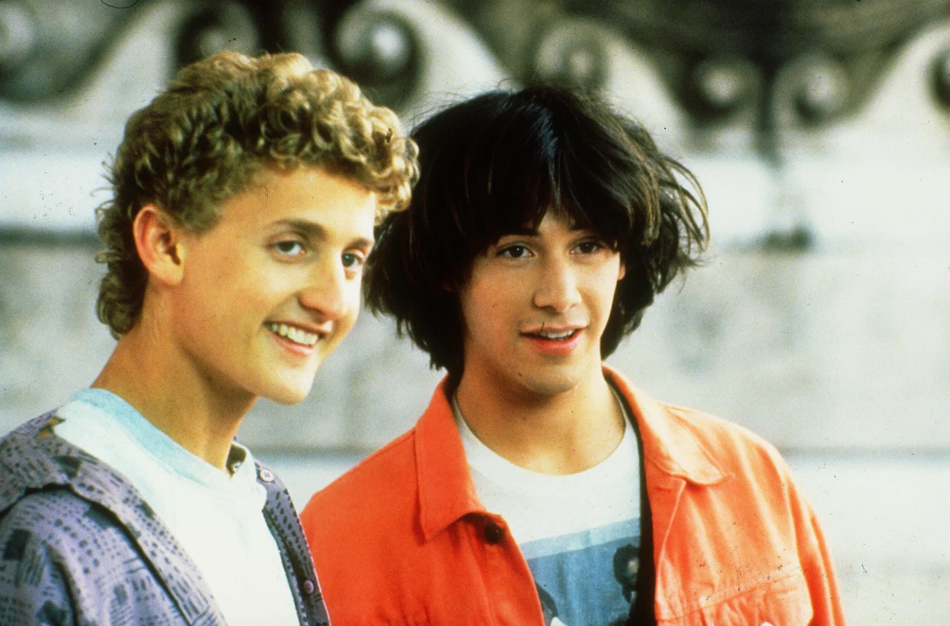 Keanu Reeves i Alex Winter w filmie Wspaniała przygoda Billa i Teda Keanu Reeves i Alex Winter w filmie Wspaniała przygoda Billa i Teda
