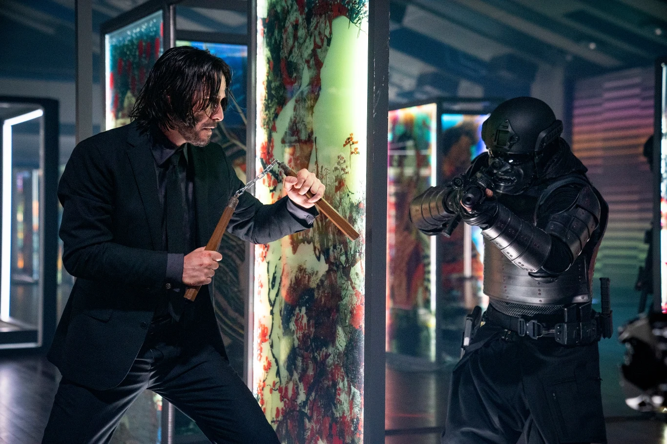 Keanu Reves w akcji w filmie John Wick Keanu Reves w akcji w filmie John Wick