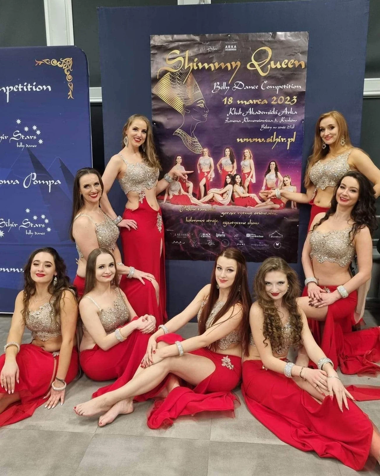 Tancerki z grupy Sihirstars w dniu konkursu