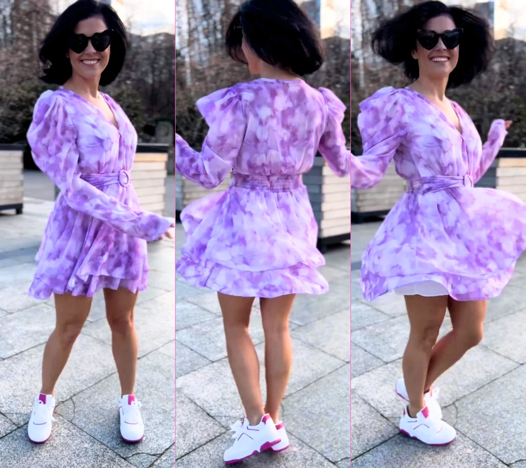 Obrotna Cichopek świeci nóżkami na wiosnę Obrotna Cichopek świeci nóżkami na wiosnę