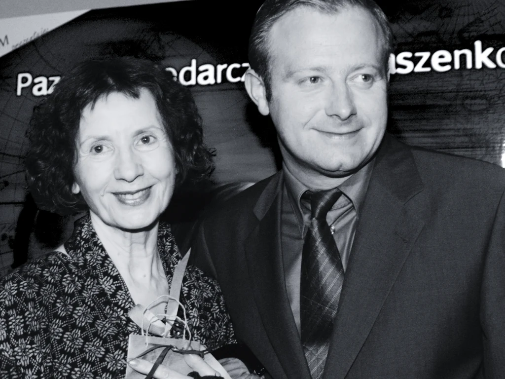 Olaf Lubaszenko i jego mama Asja Łamtiugina