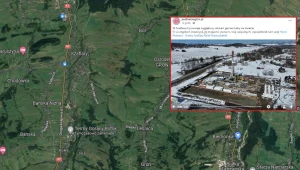 W Szaflarach koło Zakopanego rozpoczął się rozruch technologiczny urządzenia wiertniczego/ Google Maps