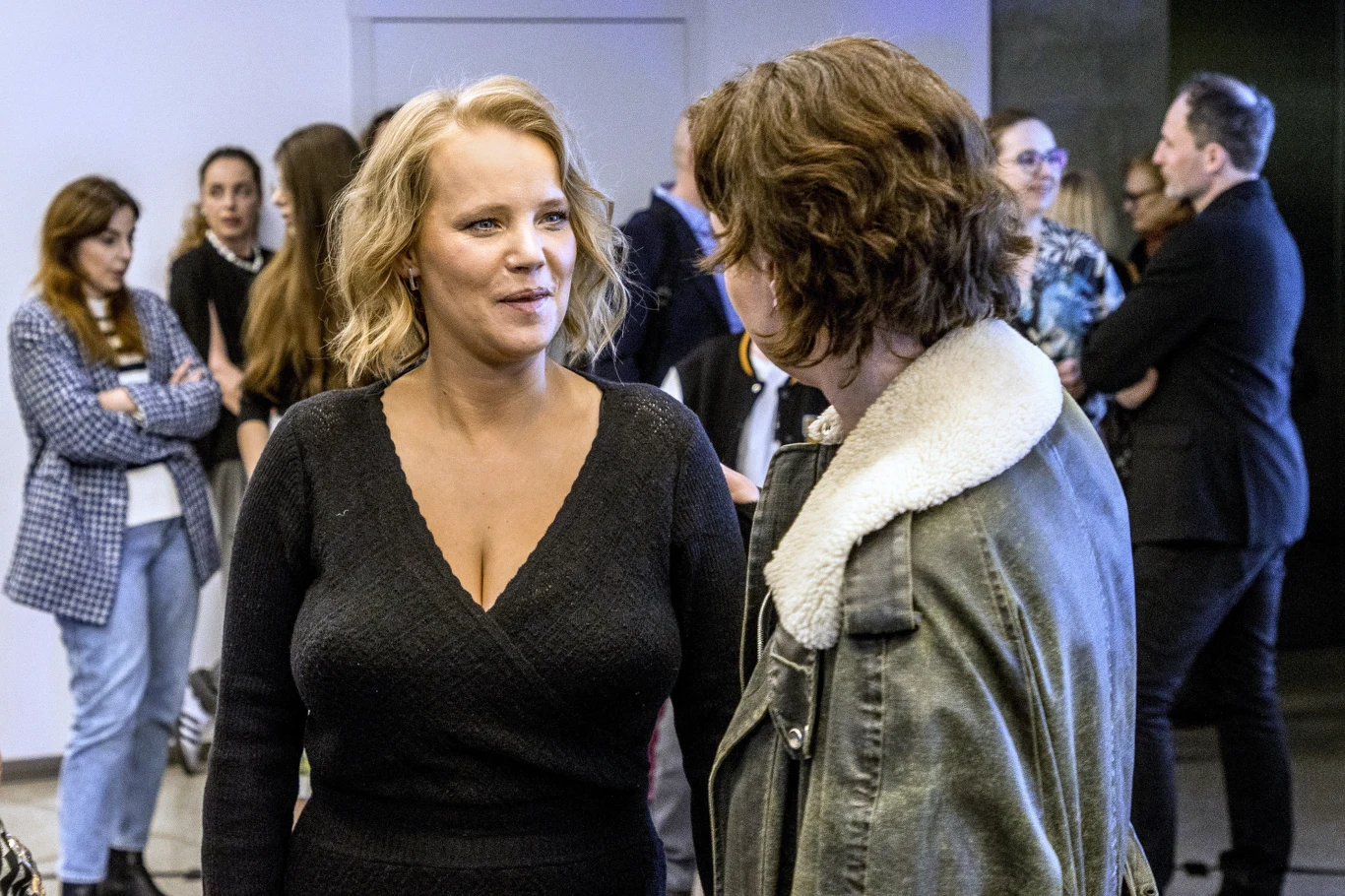 Joanna Kulig na pokazie Antoniny Turnau
