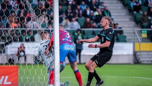 Piotr Lasyk w meczu Legia Warszawa - Raków Częstochowa