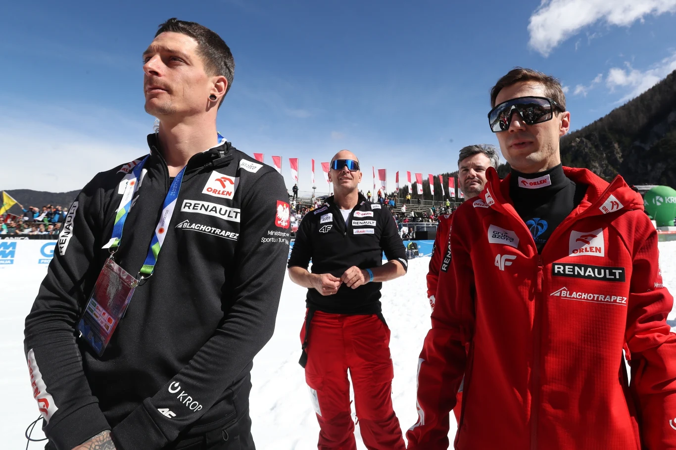 Thomas Thurnbichler (P) i Kamil Stoch (L) Thomas Thurnbichler (P) i Kamil Stoch (L)