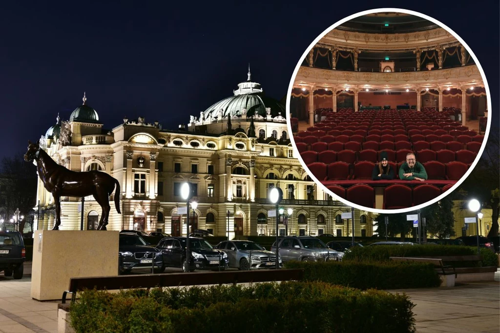 "Zawiejski poznałby swój teatr". Co do tego nie mamy żadnych wątpliwości... Na zdj. Bartłomiej Oskarbski i Natalia Grygny