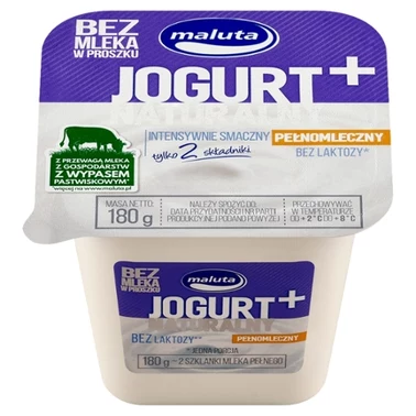 Maluta Jogurt naturalny pełnomleczny 180 g - 0