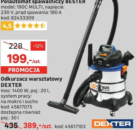 Odkurzacz warsztatowy Dexter