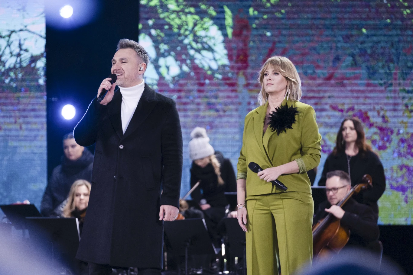 Łukasz Zagrobelny i Olga Szomańska Łukasz Zagrobelny i Olga Szomańska