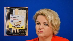 Katarzyna Bosacka zajrzała w skład rozdawanych w pociągach kremówek