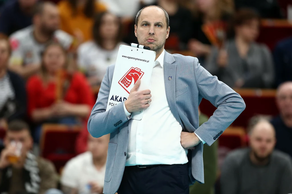 Dominik Kwapisiewicz, trener Ślepska Malow Suwałki Dominik Kwapisiewicz, trener Ślepska Malow Suwałki