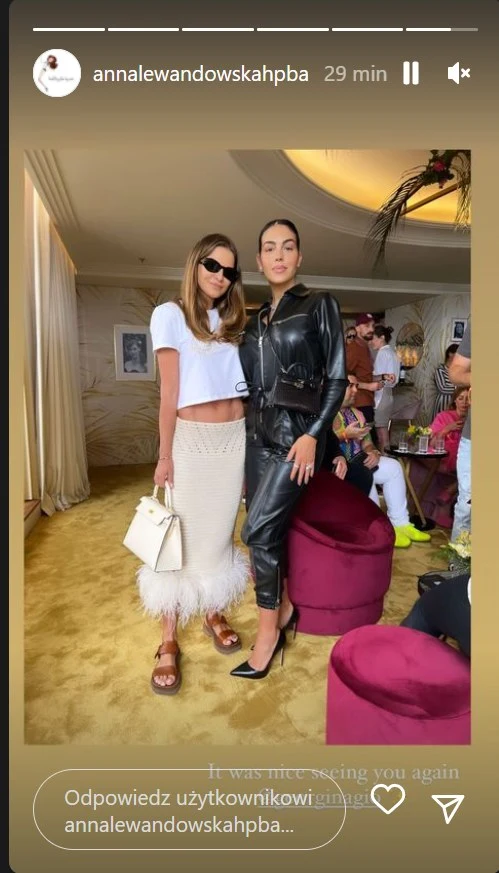 Anna Lewandowska w Cannes z Georginą Rodriguez