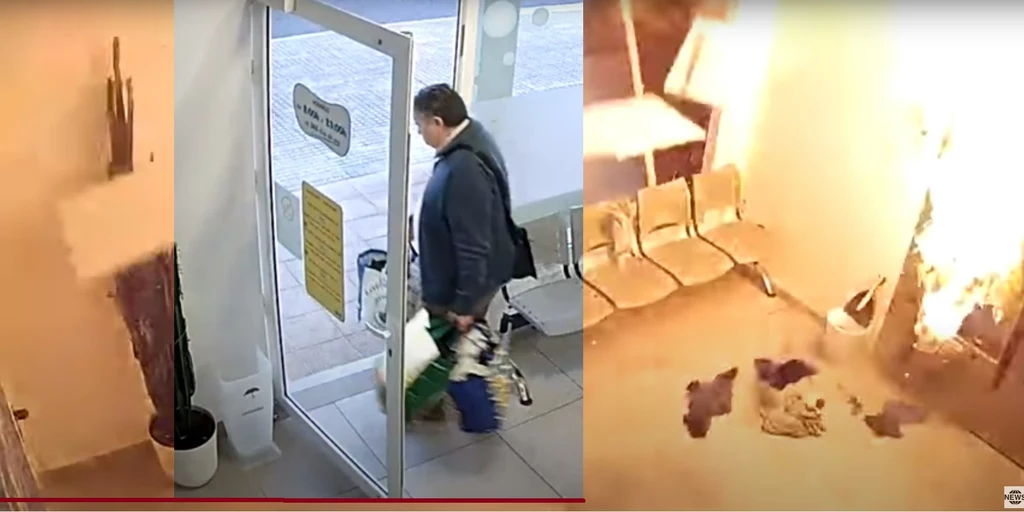 Eksplozja suszarki w publicznej pralni