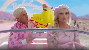 Ryan Gosling (Ken) i Margot Robbie (Barbie) w zwiastunie filmu "Barbie"