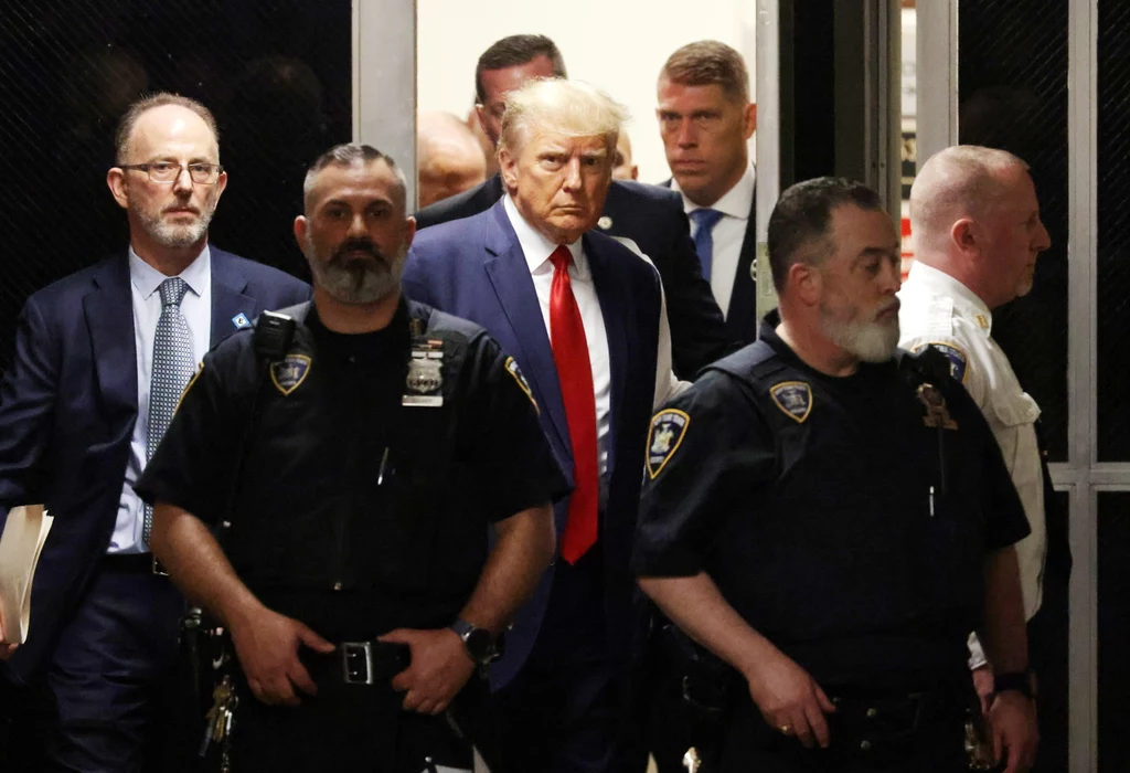 Donald Trump w nowojorskim sądzie Donald Trump w nowojorskim sądzie