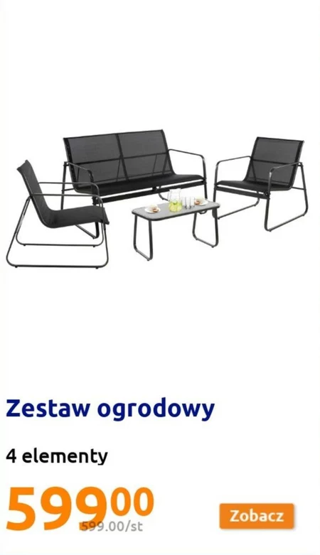 Zestaw mebli ogrodowych