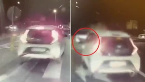 Kierowca pokazał innym uczestnikom ruchu wulgarny gest