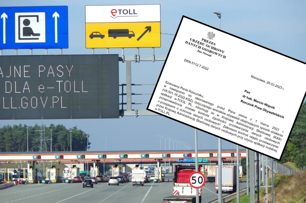 W sprawie aplikacji e-TOLL PL Rzecznik Praw Obywatelskich interweniował w Urzędzie Ochrony Danych Osobowych 