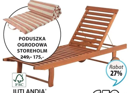 Leżak Jutlandia - 27% TANIEJ! - promocja Jysk - Ding.pl