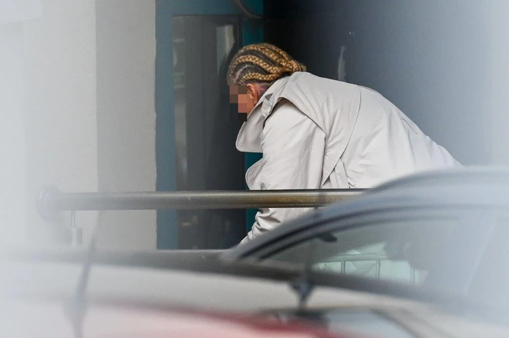 Katarzyna A. z wizytą na komendzie policji Katarzyna A. z wizytą na komendzie policji